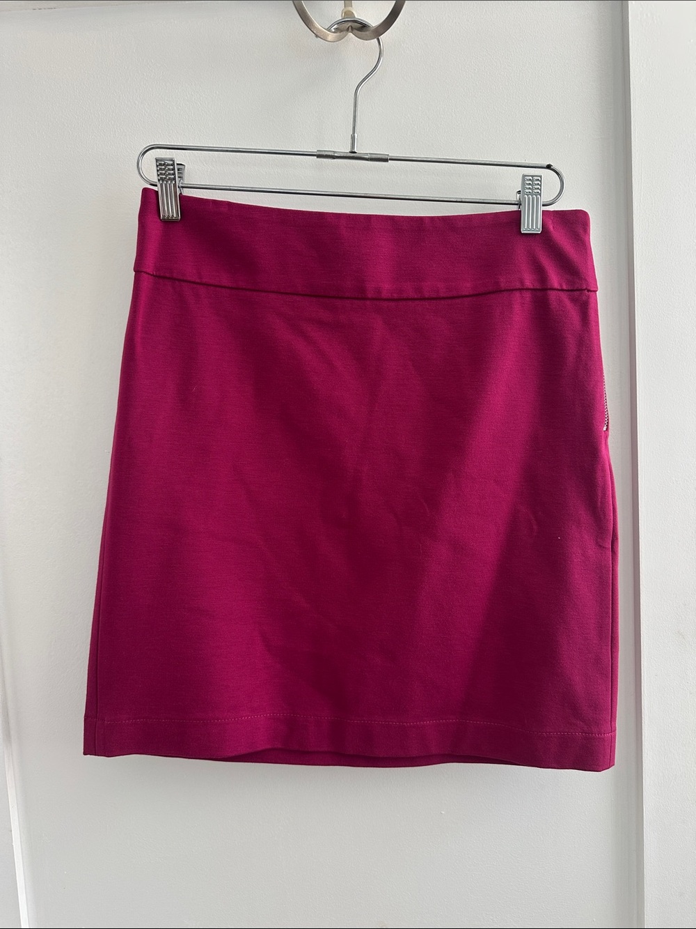 Banana Republic Raspberry Stretch Mini Skirt